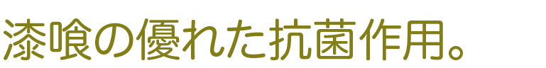 漆喰の優れた抗菌作用。