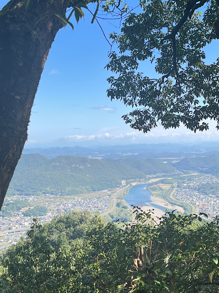 瞑想の小径から見える景色