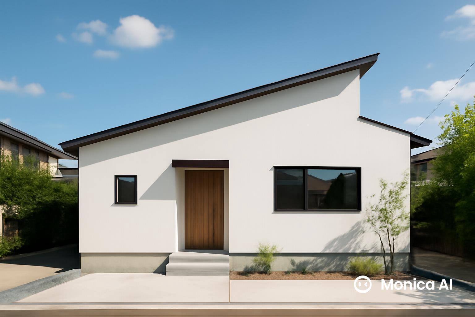 コンパクトな平屋建て